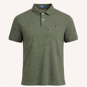 Polo Ralph Lauren Classic Fit Cotton Jersey Polo XL – Heather Green 100% Cotton